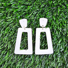 Load image into Gallery viewer, Avery Earrings - White Glitter
