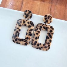 Load image into Gallery viewer, Margot Earrings - Cheetah