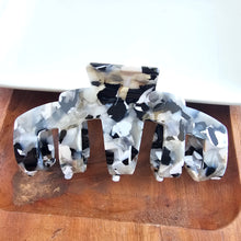 Load image into Gallery viewer, Catherine Hair Claw - Ivory & Slate