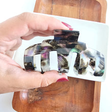 Load image into Gallery viewer, Catherine Hair Claw - Midnight Opal