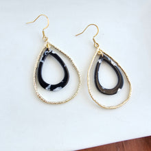 Load image into Gallery viewer, Savannah Earrings - Onyx Black
