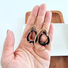 Load image into Gallery viewer, Savannah Earrings - Onyx Black