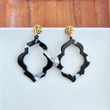 Load image into Gallery viewer, Talia Earrings - Onyx Black