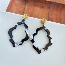 Load image into Gallery viewer, Talia Earrings - Onyx Black
