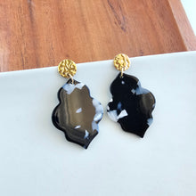 Load image into Gallery viewer, Natalia Earrings - Onyx Black