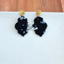 Load image into Gallery viewer, Natalia Earrings - Onyx Black