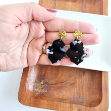 Load image into Gallery viewer, Natalia Earrings - Onyx Black