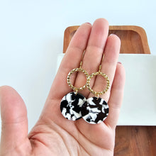 Load image into Gallery viewer, Rylee Earrings - Black & White