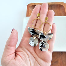 Load image into Gallery viewer, Wren Earrings - Ivory & Slate