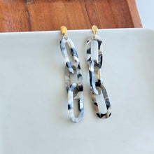 Load image into Gallery viewer, Charlotte Earrings - Ivory & Slate