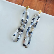 Load image into Gallery viewer, Charlotte Earrings - Ivory & Slate