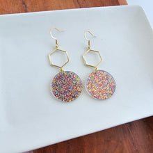 Load image into Gallery viewer, Layla Earrings - Rainbow Glitter