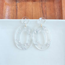 Load image into Gallery viewer, Sloan Earrings - Silver Foil