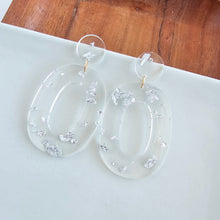 Load image into Gallery viewer, Sloan Earrings - Silver Foil