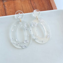 Load image into Gallery viewer, Sloan Earrings - Silver Foil
