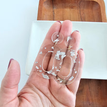 Load image into Gallery viewer, Sloan Earrings - Silver Foil