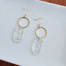Load image into Gallery viewer, Rene Earrings - Silver Foil