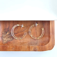 Load image into Gallery viewer, Camy Hoops - Gold Foil