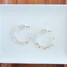 Load image into Gallery viewer, Camy Hoops - Gold Foil