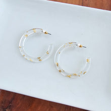Load image into Gallery viewer, Camy Hoops - Gold Foil