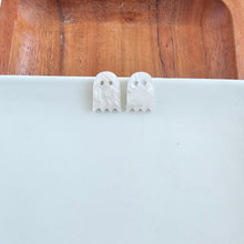 Load image into Gallery viewer, Ghost Studs - White Shimmer