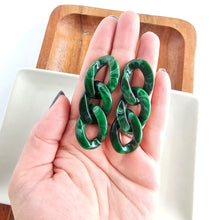 Load image into Gallery viewer, Brooklyn Earrings - Forest Green