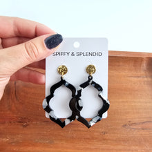 Load image into Gallery viewer, Talia Earrings - Onyx Black