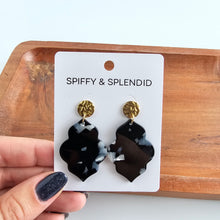 Load image into Gallery viewer, Natalia Earrings - Onyx Black