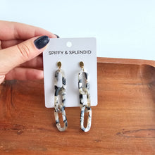Load image into Gallery viewer, Charlotte Earrings - Ivory & Slate