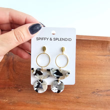 Load image into Gallery viewer, Wren Earrings - Ivory & Slate