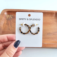 Load image into Gallery viewer, Cam Mini Hoops - Cheetah