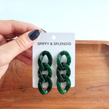 Load image into Gallery viewer, Brooklyn Earrings - Forest Green