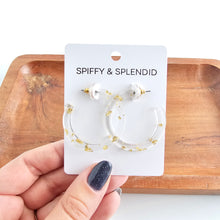 Load image into Gallery viewer, Camy Hoops - Gold Foil