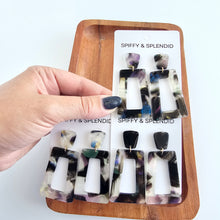 Load image into Gallery viewer, Avery Earrings - Midnight Opal