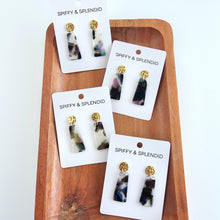 Load image into Gallery viewer, Mia Mini Earrings - Midnight Opal