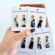 Load image into Gallery viewer, Mia Mini Earrings - Midnight Opal