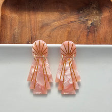 Load image into Gallery viewer, Lucille Earrings - Rose Quartz