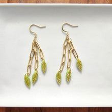 Load image into Gallery viewer, Ivy Earrings - Fern Green