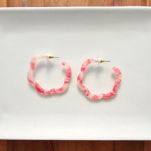 Load image into Gallery viewer, Posey Hoops - Rosey