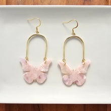 Load image into Gallery viewer, Bindi Butterfly Earrings - Ballet Slipper