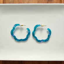 Load image into Gallery viewer, Posey Hoops - Sea Green