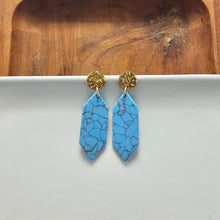 Load image into Gallery viewer, Gemma Earrings - Turquoise