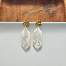 Load image into Gallery viewer, Gemma Earrings - Breezy White
