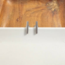 Load image into Gallery viewer, Luxe Bar Studs - Silver