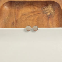 Load image into Gallery viewer, Luxe Circle Studs - Silver