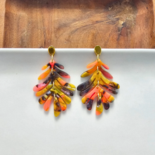 Load image into Gallery viewer, Petite Palm Earrings - Bird of Paradise