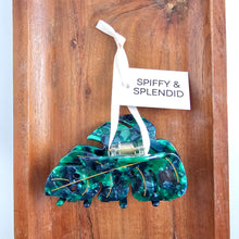 Load image into Gallery viewer, Monstera Leaf Hair Claw - Dark Green