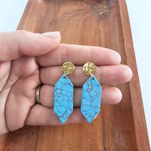 Load image into Gallery viewer, Gemma Earrings - Turquoise