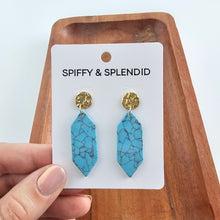 Load image into Gallery viewer, Gemma Earrings - Turquoise