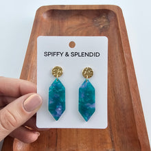 Load image into Gallery viewer, Gemma Earrings - Sea Green